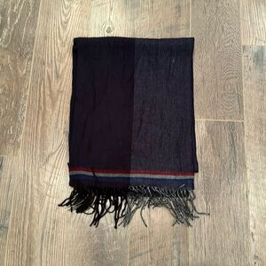 NWT The Men’s Store Bloomingdale’s Navy Scarf One Size